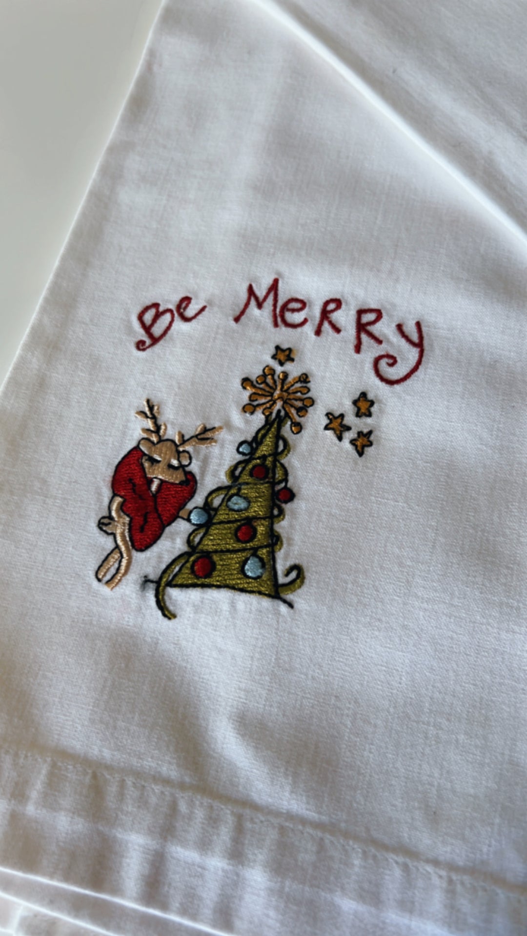 Christmas/New Year Set of 2 Tea Towels