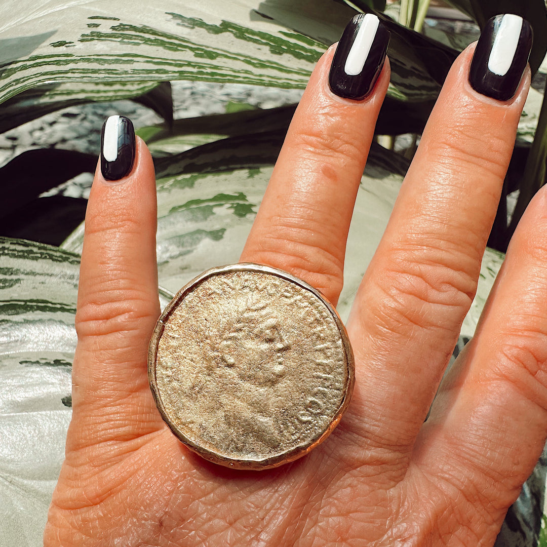 Queen Lena Coin Ring