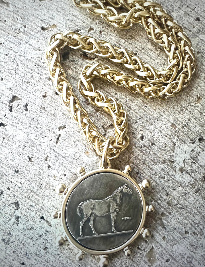 Kentucky Derby Coin Necklace