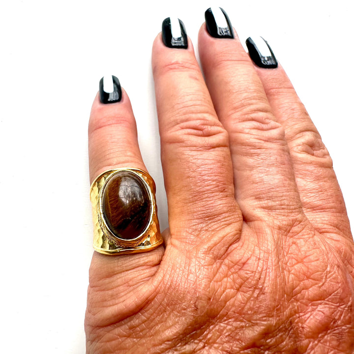 Lena's Tiger Eye Ring