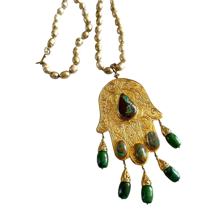 Moroccan Hamsa Necklace