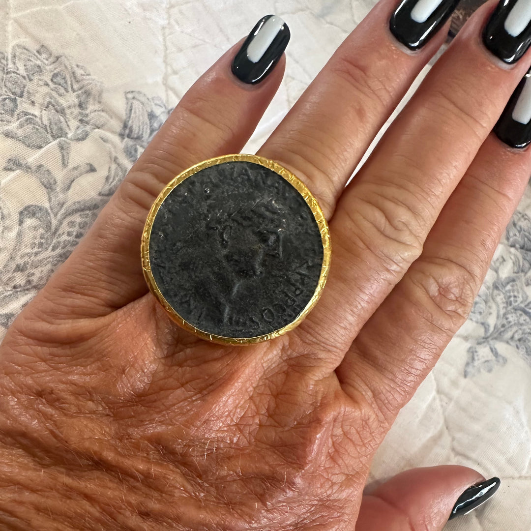 Queen Lena Coin Ring