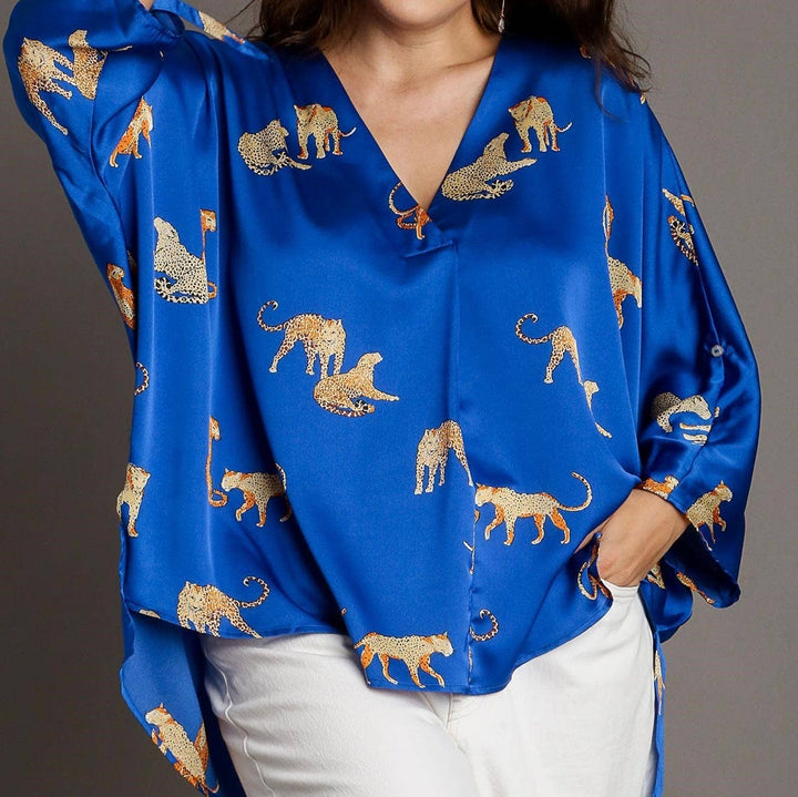 Penny Cheetah Blouse