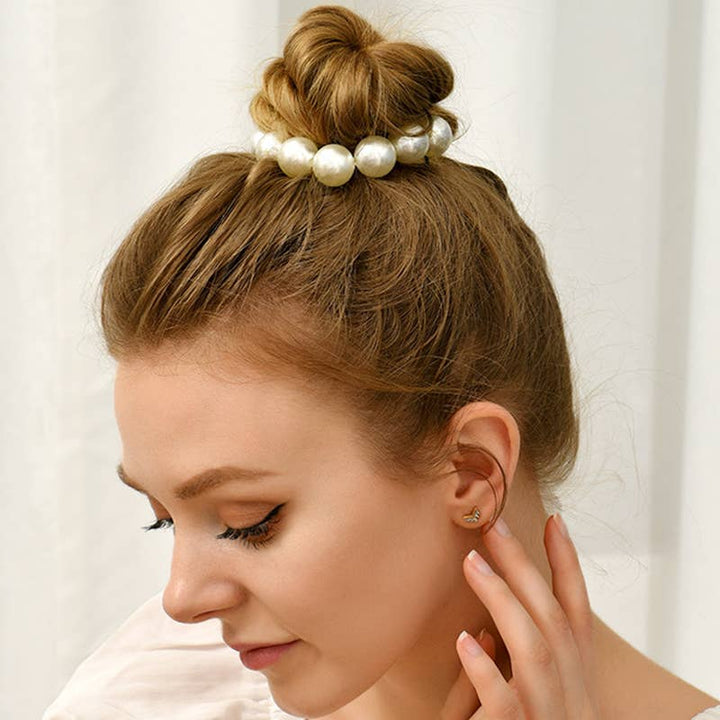 Pearl Hair Scrunchie